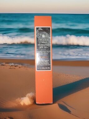 Naturium Dew-Glow Tinted Moisturizer SPF 50 Deep 1.7oz Sunscreen Primer NEW